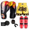 Kit Boxe Muay Thai Fheras Top Fogo (03001358) - 1
