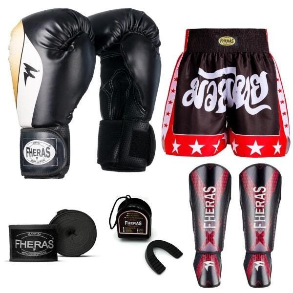 Kit Boxe Muay Thai Fheras Top Horus (03003877) - 1