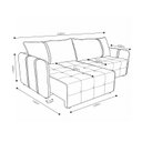 Ver imagem 3 de Sofá Cama Sevilha 2,20m Retrátil Reclinável Confortável