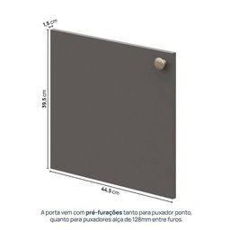 Armário de Canto Suspenso 40cm Módulo Frame CabeCasa MadeiraMadeira - 5
