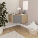 Ver imagem 1 de Armário de Canto Suspenso 40cm Módulo Frame CabeCasa MadeiraOriginals