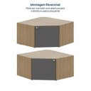 Ver mais imagens de Armário de Canto Suspenso 40cm Módulo Frame CabeCasa MadeiraOriginals