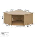 Ver imagem 4 de Armário de Canto Suspenso 40cm Módulo Frame CabeCasa MadeiraOriginals