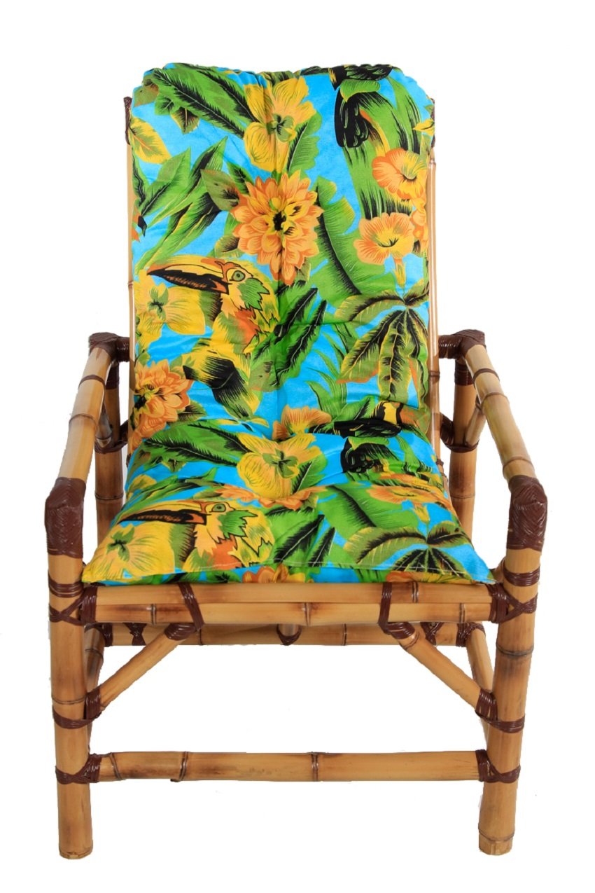 Kit 04 Almofada para Cadeira de Bambu e Vime Art Decor E-commerce - 3