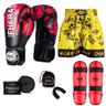 Kit Boxe Muay Thai Fheras Top Elite Vermelho (03002212) - 1