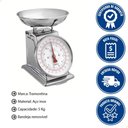 Ver imagem 2 de Balança Analógica para Cozinha Inox Adatto Tramontina 61101040