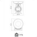 Ver imagem 3 de Balança Analógica para Cozinha Inox Adatto Tramontina 61101040
