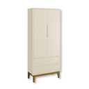 Ver imagem 3 de Quarto de Bebê Berço Evolution + Guarda Roupa 2 Portas Areia Fosco Madeira