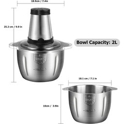 Multiprocessador de Café e Grãos Profissional 2 Litros110v - 6