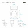 Assento Sanitário Almofadado Astra Primula Plus Branco para Vaso Fiori - 3