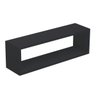 Nicho Retangular Decorativo 70x15x15 Preto em Mdf - 1