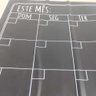 Lousa Calendário Adesivo Quadro Planner Mensal Semanal Organizador Atividades Tarefas Escreve Apaga. - 7