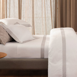 Duvet Capa de Edredom Casal 300 Fios Bordado | By The Bed - Brick - 3