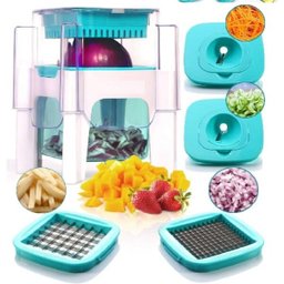 Processador de alimentos mandoline espiral multifuncionalcortador fatiador macarrao vegetais frutas - 1