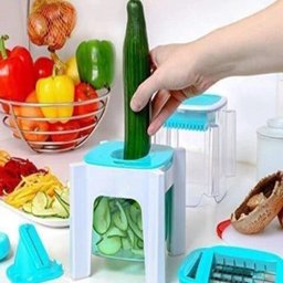 Processador de alimentos mandoline espiral multifuncionalcortador fatiador macarrao vegetais frutas - 2