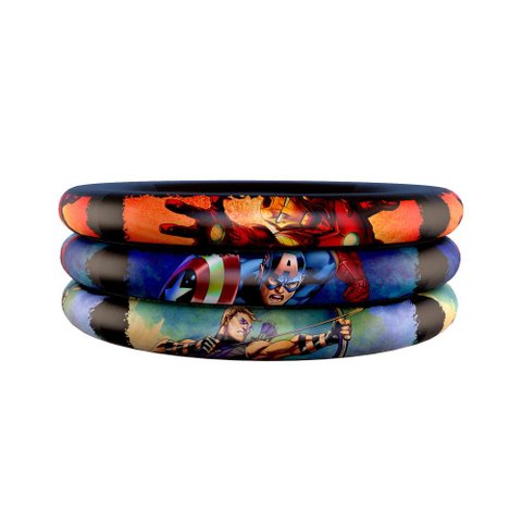 Piscina Infantil Vingadores 100l Inflável Vinil Praia