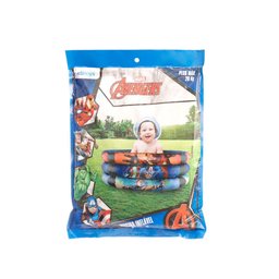 Piscina Infantil Vingadores 100l Inflável Vinil Praia - 3