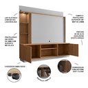 Ver imagem 3 de Home Painel Atlanta Tv até 65 Cinamomo/off-white/ripado