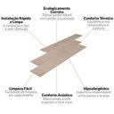 Ver imagem 5 de Kit com 30m² Piso Vinílico em Régua 17,78cm X 2mm X 1,21m Sofisticato Ruffino