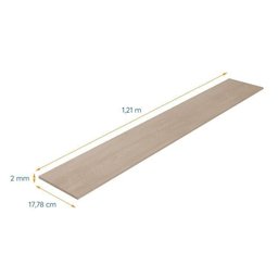 Kit com 30m² Piso Vinílico em Régua 17,78cm x 2mm x 1,21m Sofisticato Ruffino - 4