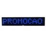 Painel De Mensagens Led Multeletronic Com 7 Linhas 7X48 Azul - 2