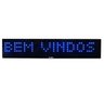 Painel De Mensagens Led Multeletronic Com 7 Linhas 7X48 Azul - 5