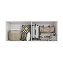 Ver imagem 4 de Aéreo Maleiro Baixo de 4 Portas 175cm Linha Modulado Adapt N543 Kappesberg - Branco/nogueira