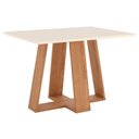 Ver imagem 2 de Mesa de Jantar 4 Lugares 120cm Lince Nature/off H02 - Mpozenato
