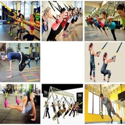 Kit treino em casa academia Musculação fita de treinamento exercicio funcional yoga com extensor - 5 Kit treino em casa academia Musculação fita de treinamento exercicio funcional yoga com extensor - 5