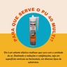 Kit 5 Silicone Pu40 Cinza Adesivo Cola Vedação Barone 400g Multiuso - 3