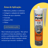 Kit 5 Silicone Pu40 Cinza Adesivo Cola Vedação Barone 400g Multiuso - 2