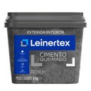 Ver imagem 1 de Tinta Cimento Queimado Prata Antiga 5kg - Leinertex