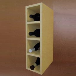 Nicho Garrafeiro Natural Em Mdf - 2