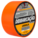 Ver imagem 1 de Fita Demarcação de Solo Pvc 48 Mm X 30 Metros - Laranja