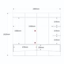 Ver imagem 3 de Painel Home Theater TV até 65 Polegadas 2 Gavetas 3 Prateleiras Sala de Estar 