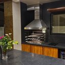 Ver imagem 2 de Kit Churrasqueira Gourmet a Carvão 80cm Inox 430 com Suporte L