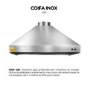 Ver imagem 5 de Kit Churrasqueira Gourmet a Carvão 80cm Inox 430 com Suporte L