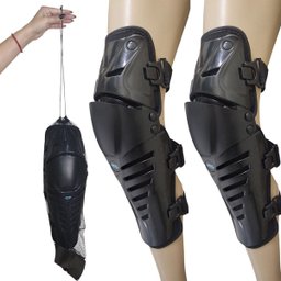 Par de Proteção Joelho Canela Articulada Anti Impacto Motocross Motoqueiro Bike Trilha Und - 5
