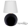 Abajur Bola Preto Cúpula Branca 3021 - 1