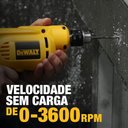Ver imagem 3 de Furadeira Elétrica Dewalt Dwd010-b2 1/4 Pol 380w 220v Reversível