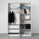 Ver imagem 2 de Guarda-roupa Harper 4 Portas 1,60m - Branco