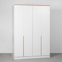 Ver imagem 1 de Guarda-roupa Harper 4 Portas 1,60m - Branco