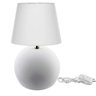 Abajur Bola Branco Cúpula Branca 3021 - 1