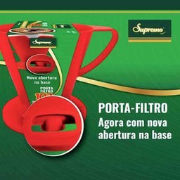 Porta Filtro 103 Padrão Marrom Café Supremo Cozinha - 3
