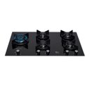 Ver imagem 3 de Cooktop a Gás Fischer 5 Bocas Tripla Chama Infinity Duo com Trempe de Ferro Fundido Mesa Vidro Bivol