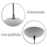 Kit 4 Pendentes Bola Branco acabamentos Cromado - 6