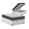 Cama Base Box Com Baú Casal + Colchão De Espuma D33 - Ortobom - iso 100 138cm:branco - 1