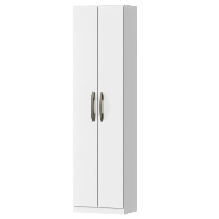 Armario Multiuso 2 Portas 170 Cm Mdp Lara Mu019 Branco Neve Mxm
