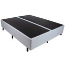 Ver imagem 1 de Cama Box Base Queen Universal Tecido White (158x198x24) - Luckspuma