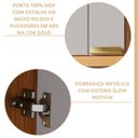 Ver mais imagens de Cozinha Modulada 8 Peças em MDF Elena Cinamomo e Platino